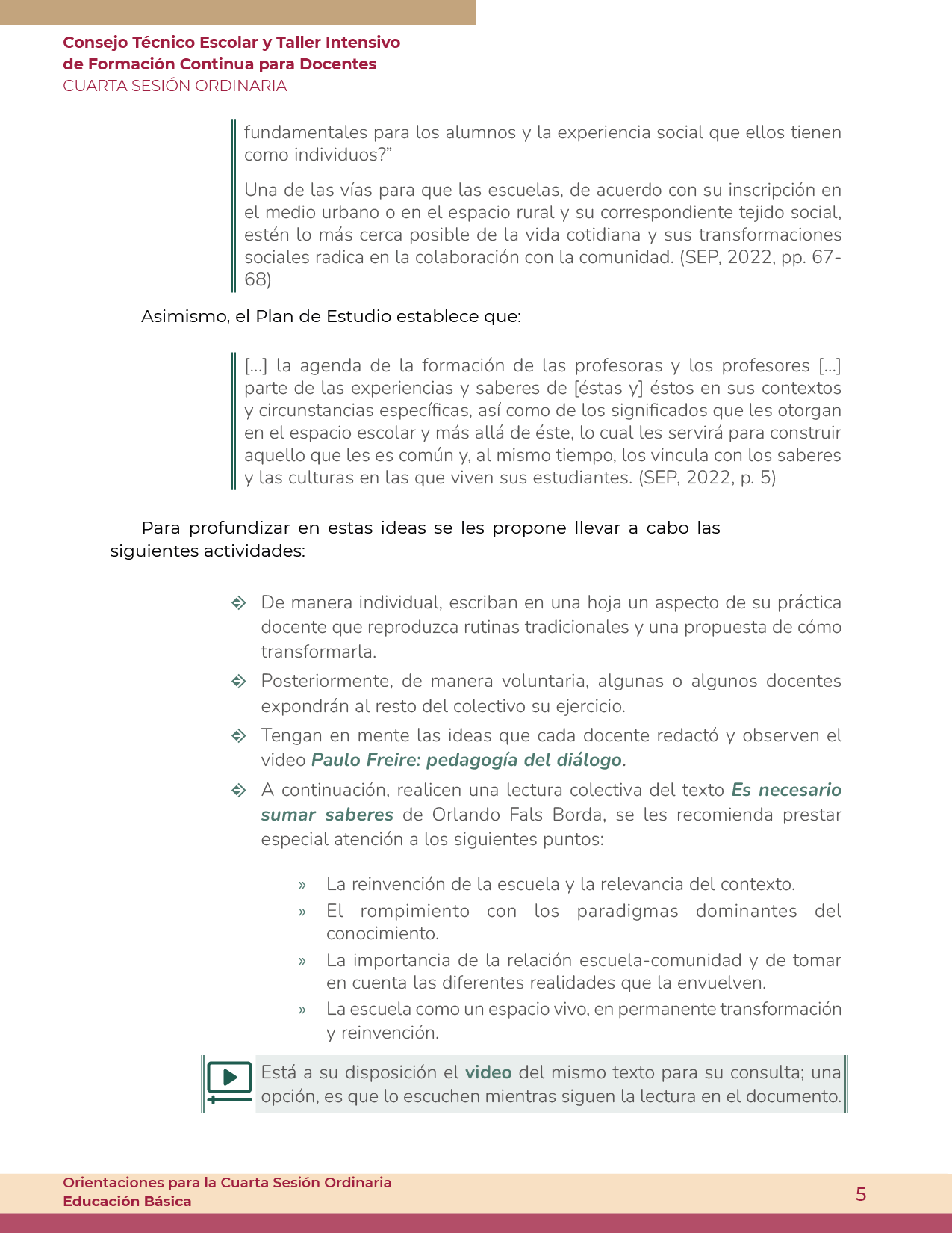 CUADERNILLO DE ACTIVIDADES CONSEJO TÉCNICO ESCOLAR SESIÓN 2 PREESCOLAR, PRIMARIA Y SECUNDARIA