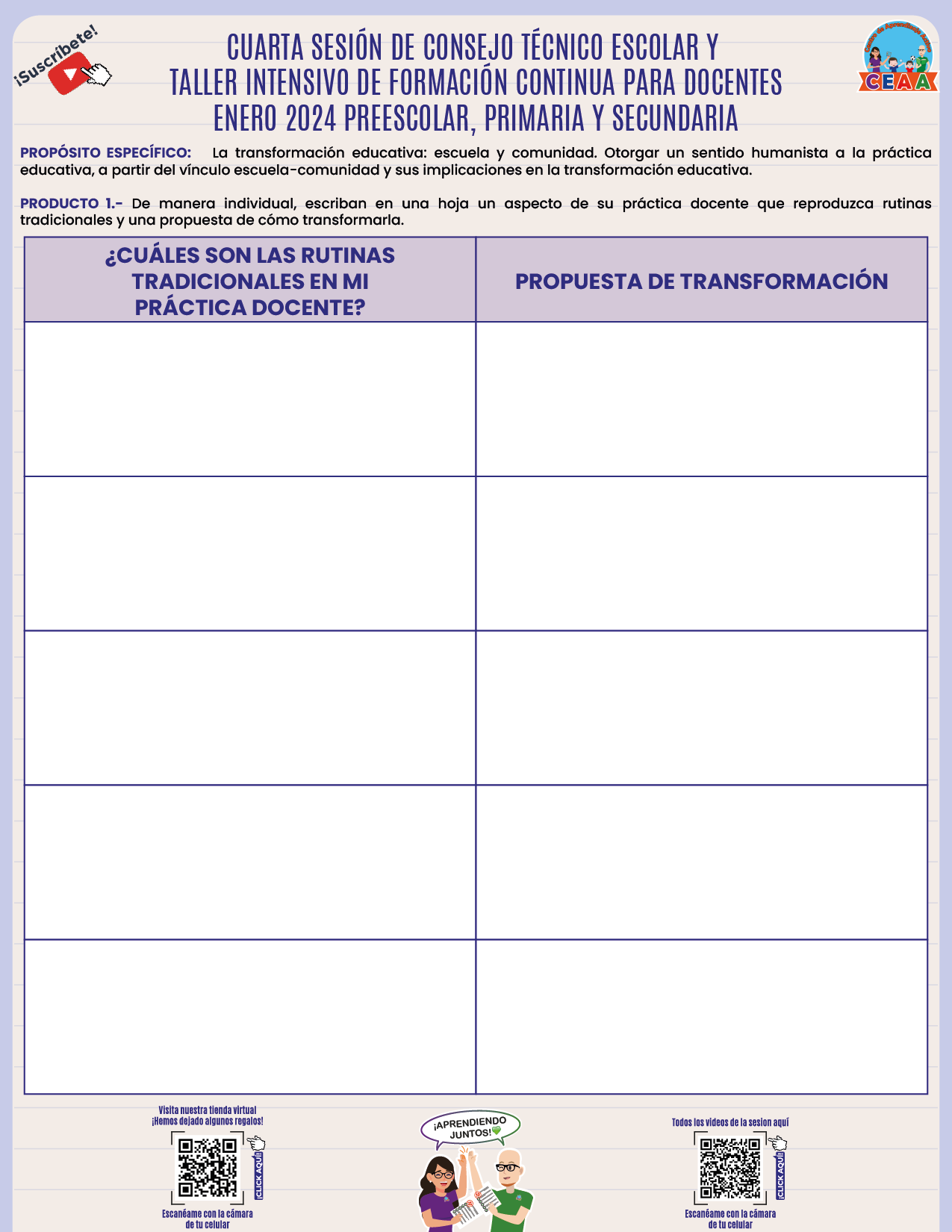 CUADERNILLO DE ACTIVIDADES CONSEJO TÉCNICO ESCOLAR SESIÓN 2 PREESCOLAR, PRIMARIA Y SECUNDARIA