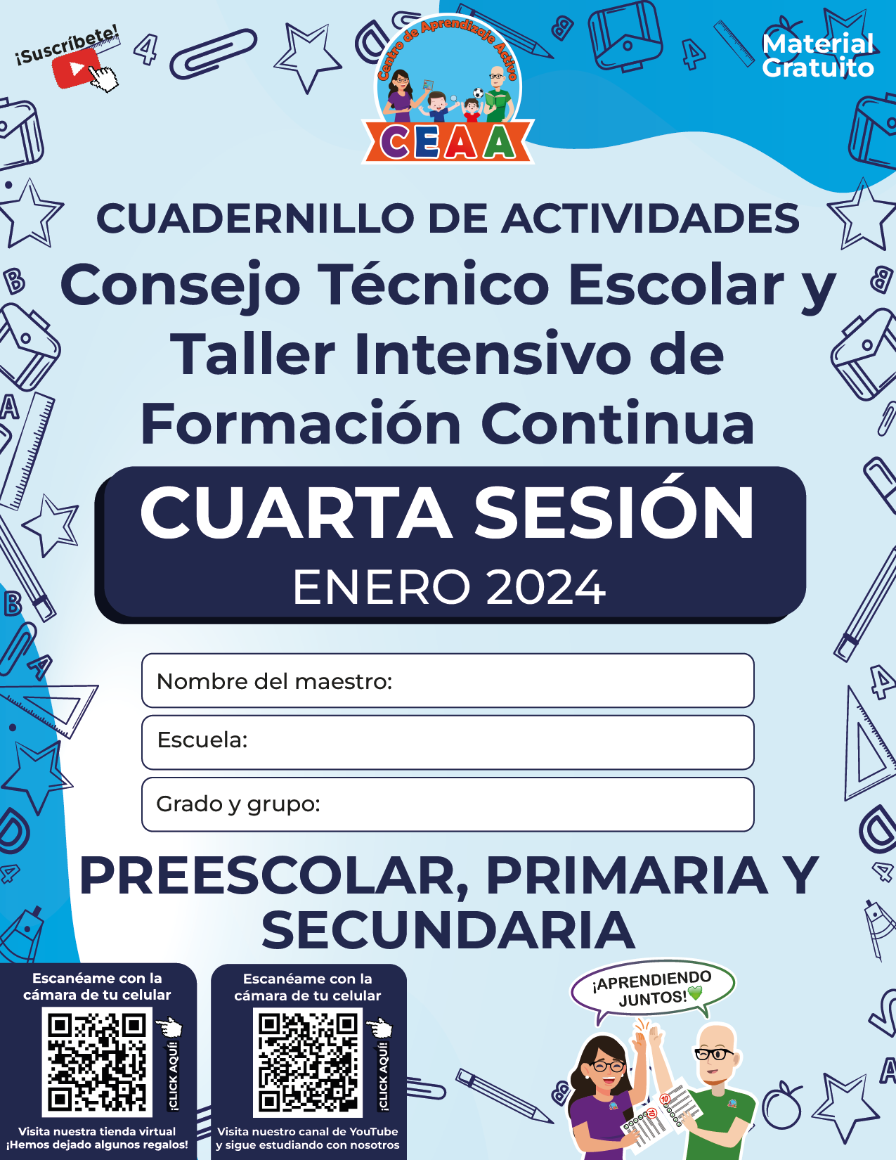 CUADERNILLO DE ACTIVIDADES CONSEJO TÉCNICO ESCOLAR SESIÓN 2 PREESCOLAR, PRIMARIA Y SECUNDARIA