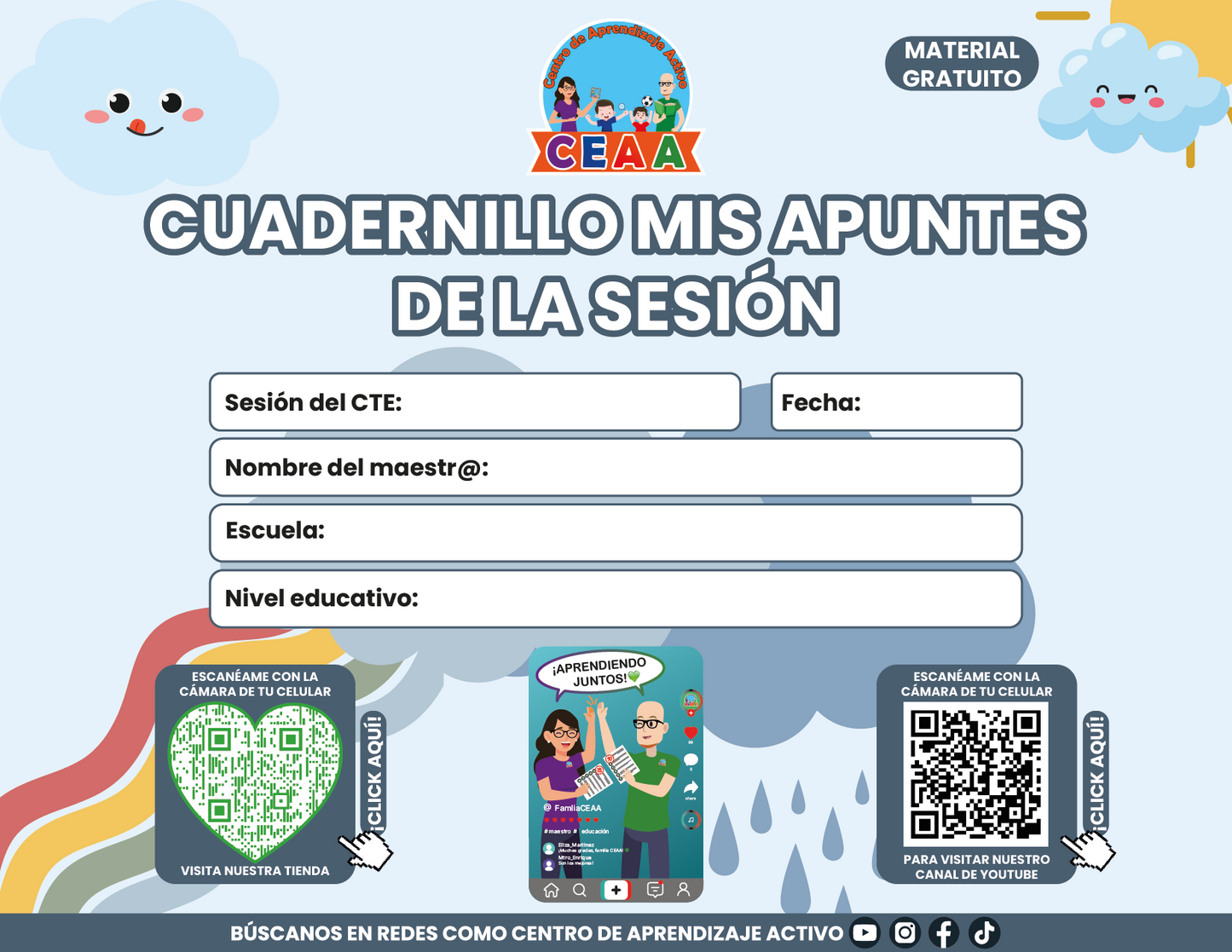 Cuadernillo Mis Apuntes de la Sesión CTE Fase Intensiva Sesión 4