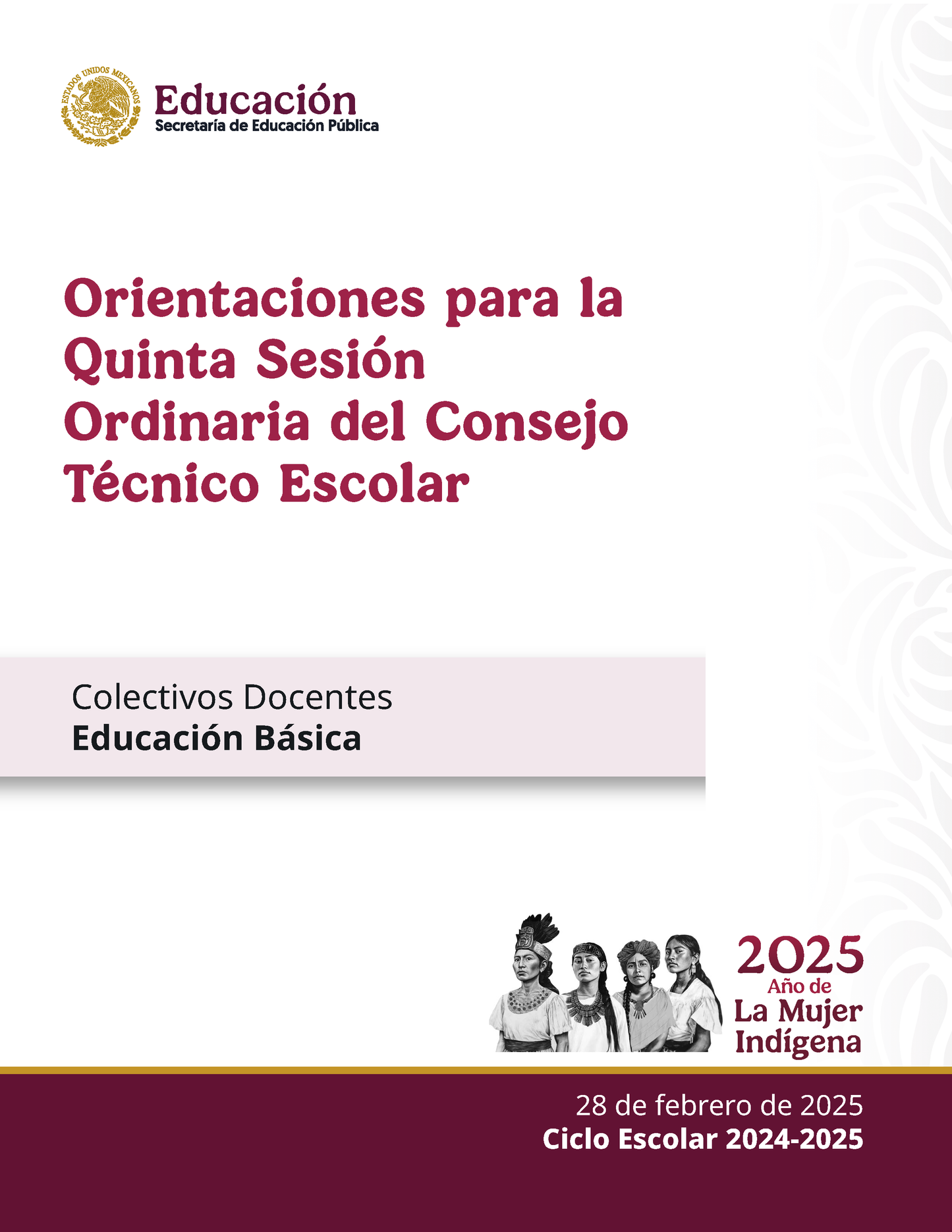 Cuadernillo CTE Quinta Sesión Febrero 2025