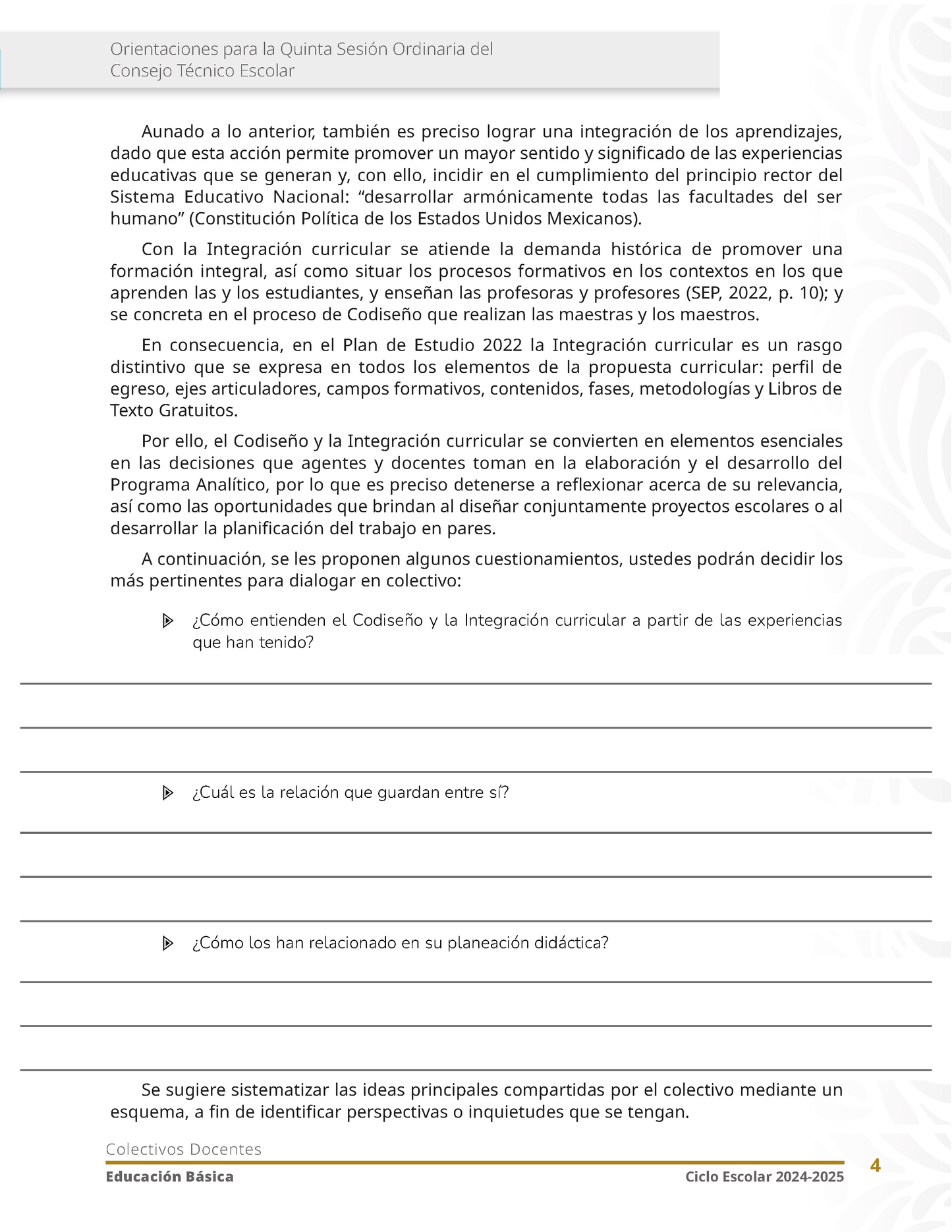 Cuadernillo CTE Quinta Sesión Febrero 2025