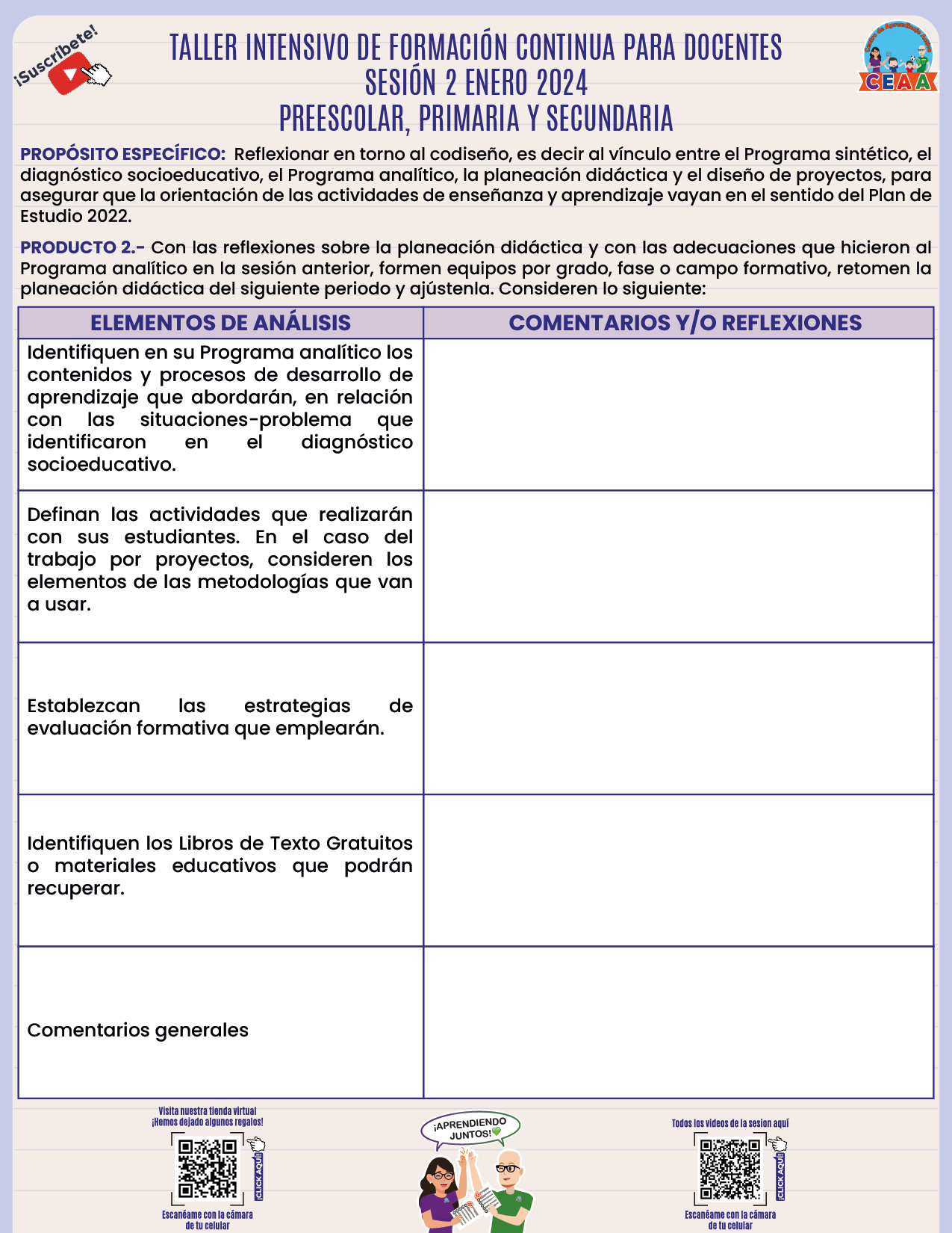 Cuadernillo Taller Intensivo