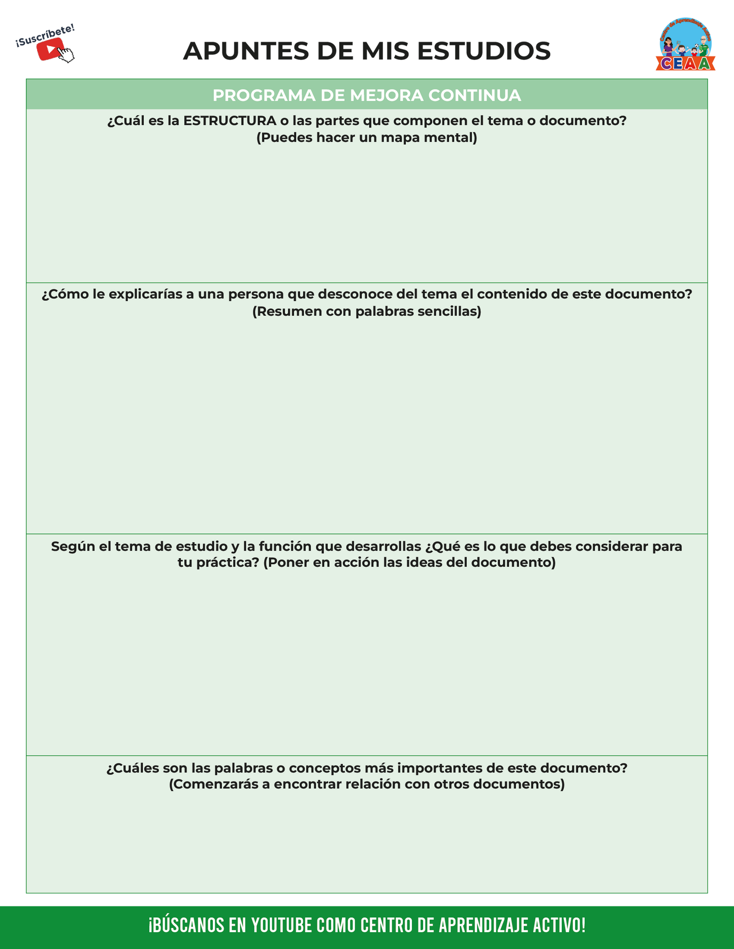Cuadernillo de Estudios Promoción Horizontal 2025