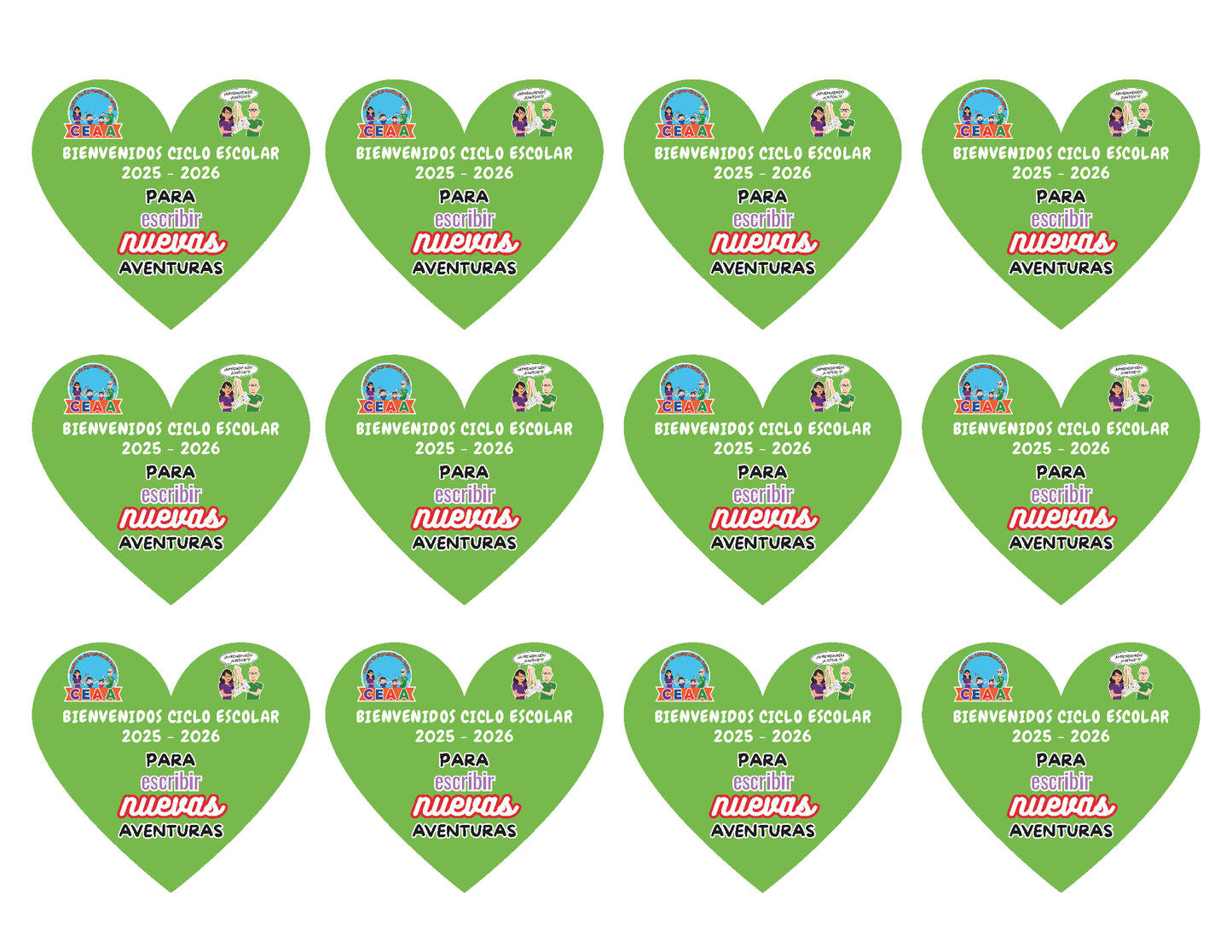 Decoración para Plumas en PDF (Corazón)