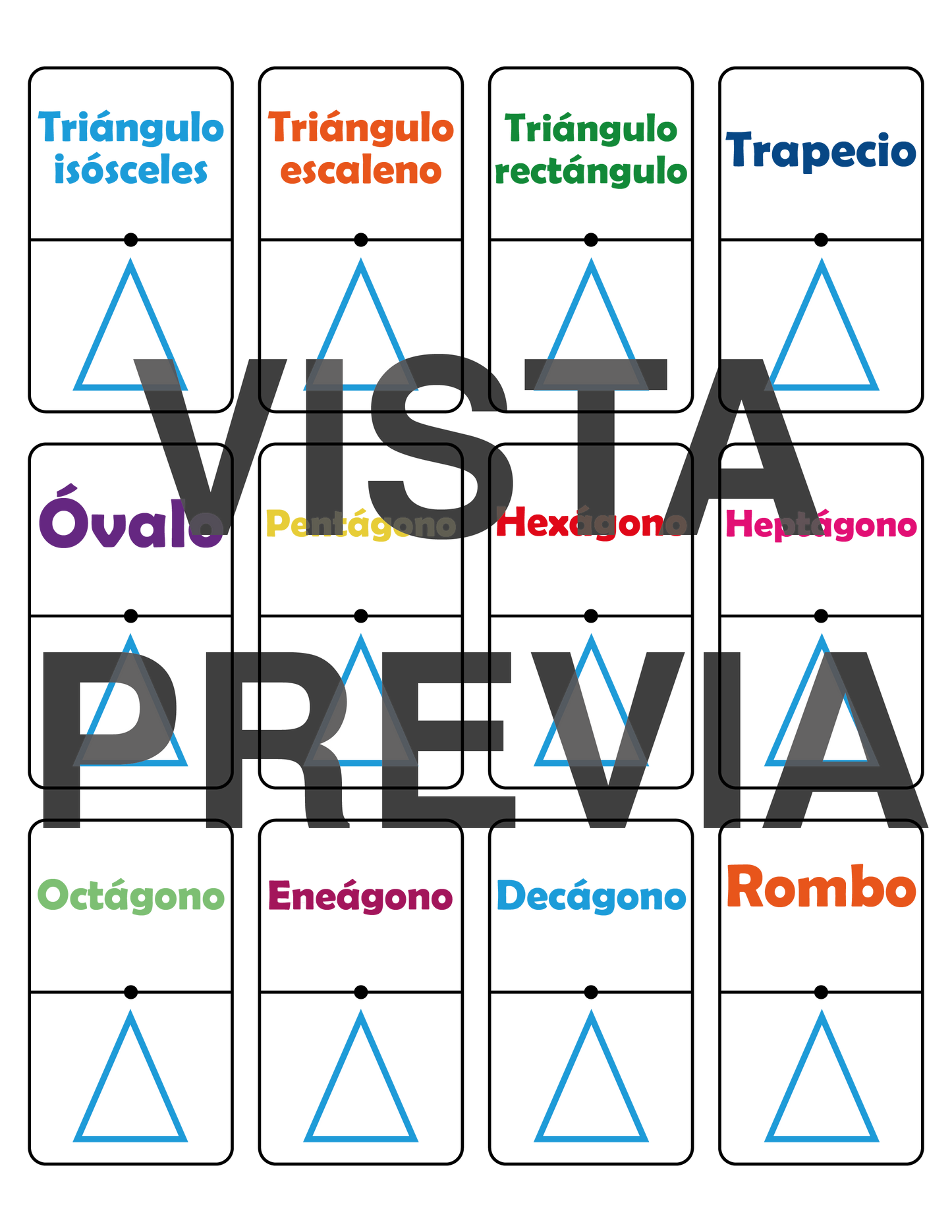Dominó de Figuras Geométricas