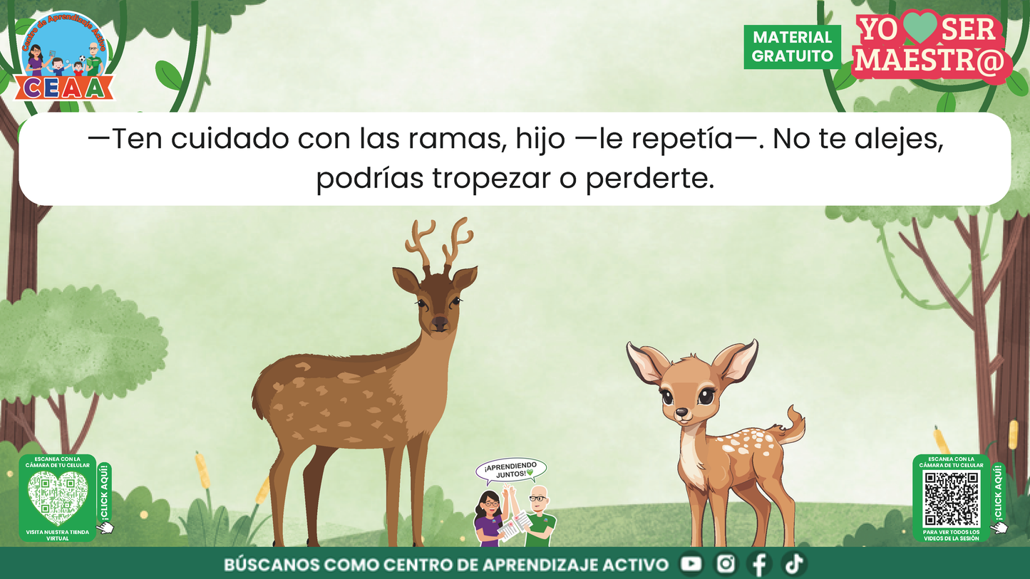 Historias para Maestros - EL VENADITO QUE APRENDIÓ A CONFIAR en PDF
