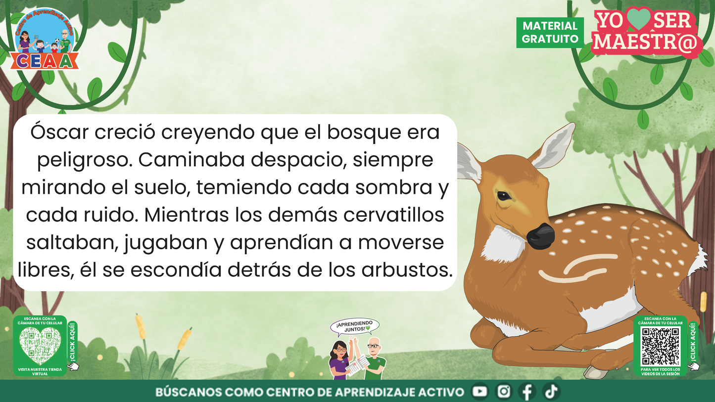 Historias para Maestros - EL VENADITO QUE APRENDIÓ A CONFIAR en PDF