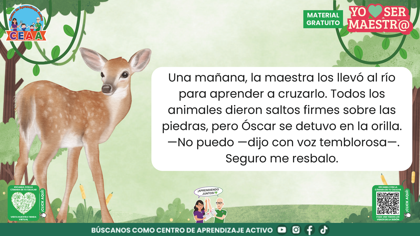 Historias para Maestros - EL VENADITO QUE APRENDIÓ A CONFIAR en PDF
