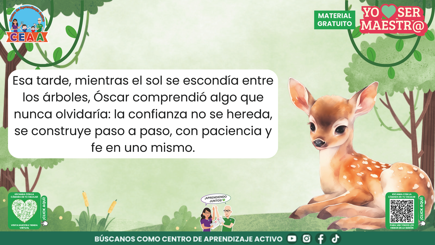 Historias para Maestros - EL VENADITO QUE APRENDIÓ A CONFIAR en PDF
