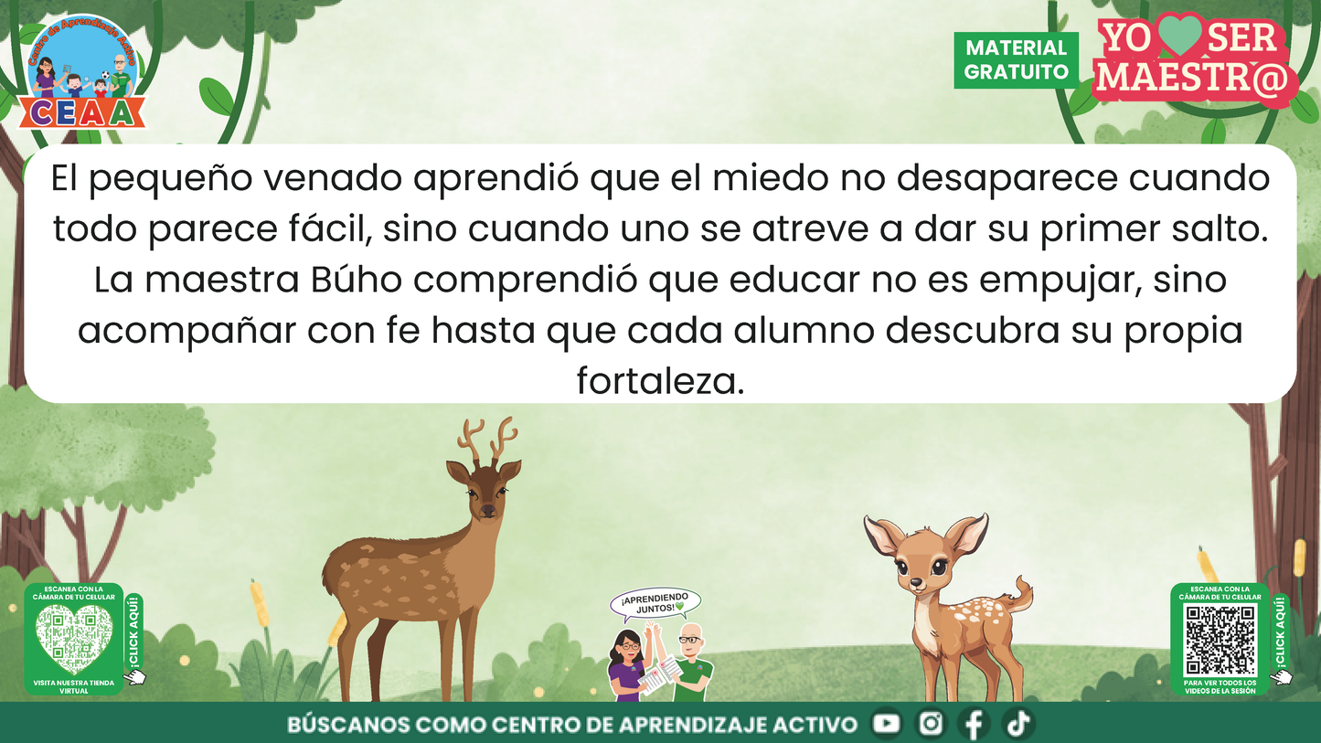 Historias para Maestros - EL VENADITO QUE APRENDIÓ A CONFIAR en PDF