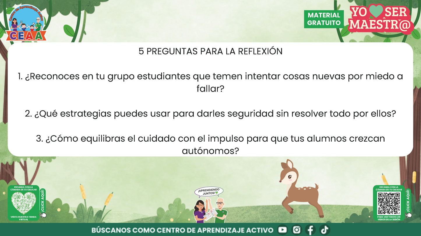 Historias para Maestros - EL VENADITO QUE APRENDIÓ A CONFIAR en PDF