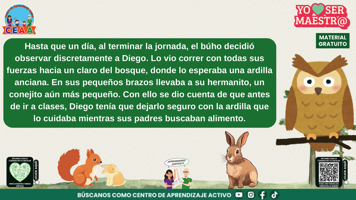 Historias para Maestros - EL BÚHO QUE APRENDIÓ A MIRAR CON EL CORAZÓN en PDF