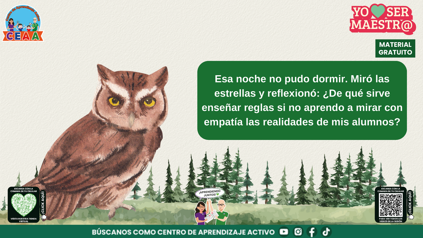 Historias para Maestros - EL BÚHO QUE APRENDIÓ A MIRAR CON EL CORAZÓN en PDF