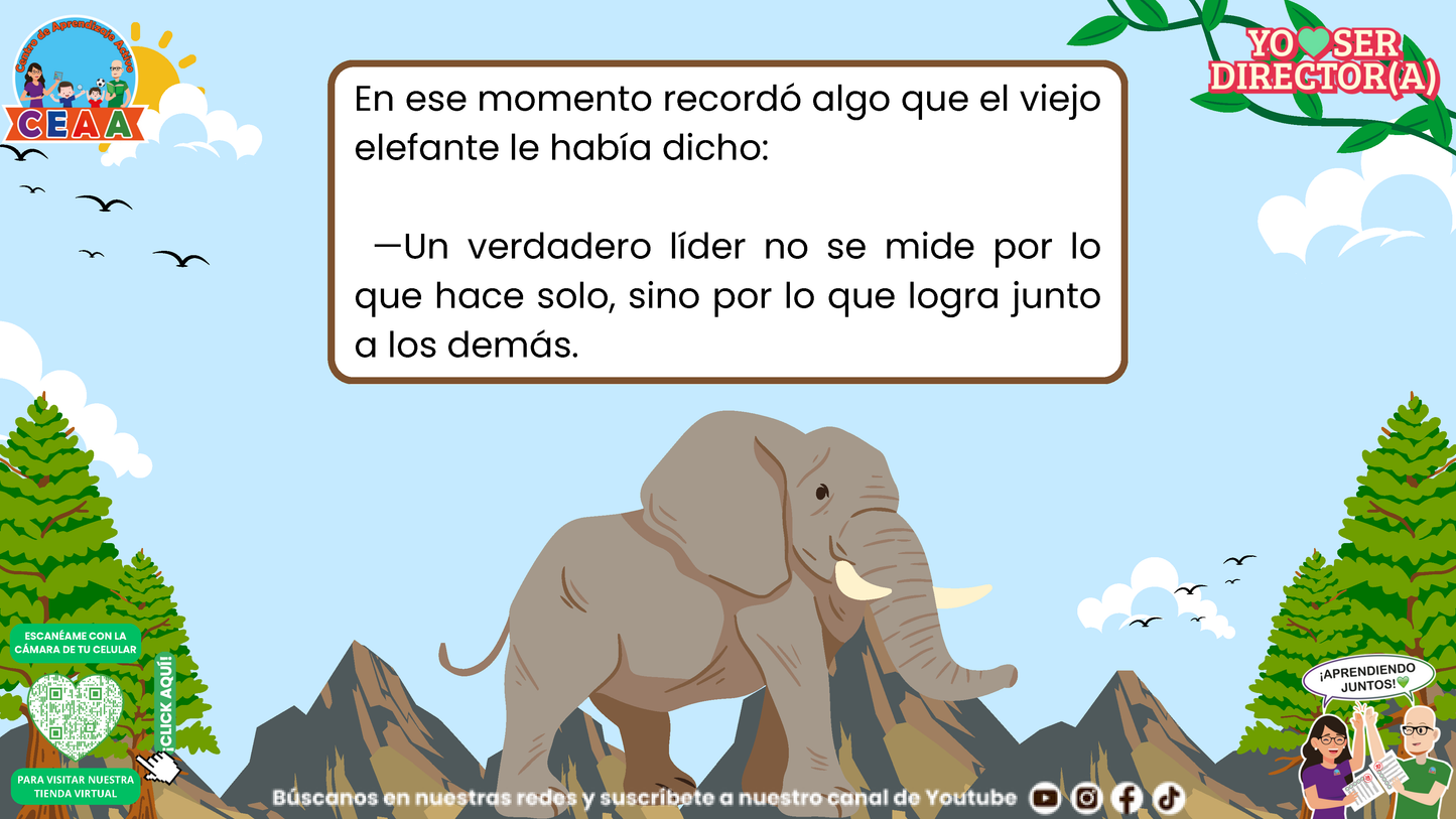 Historias para Directores - El León que Aprendió a Confiar en PDF