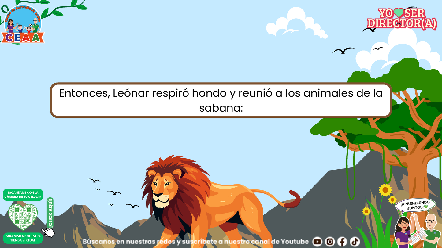 Historias para Directores - El León que Aprendió a Confiar en PDF