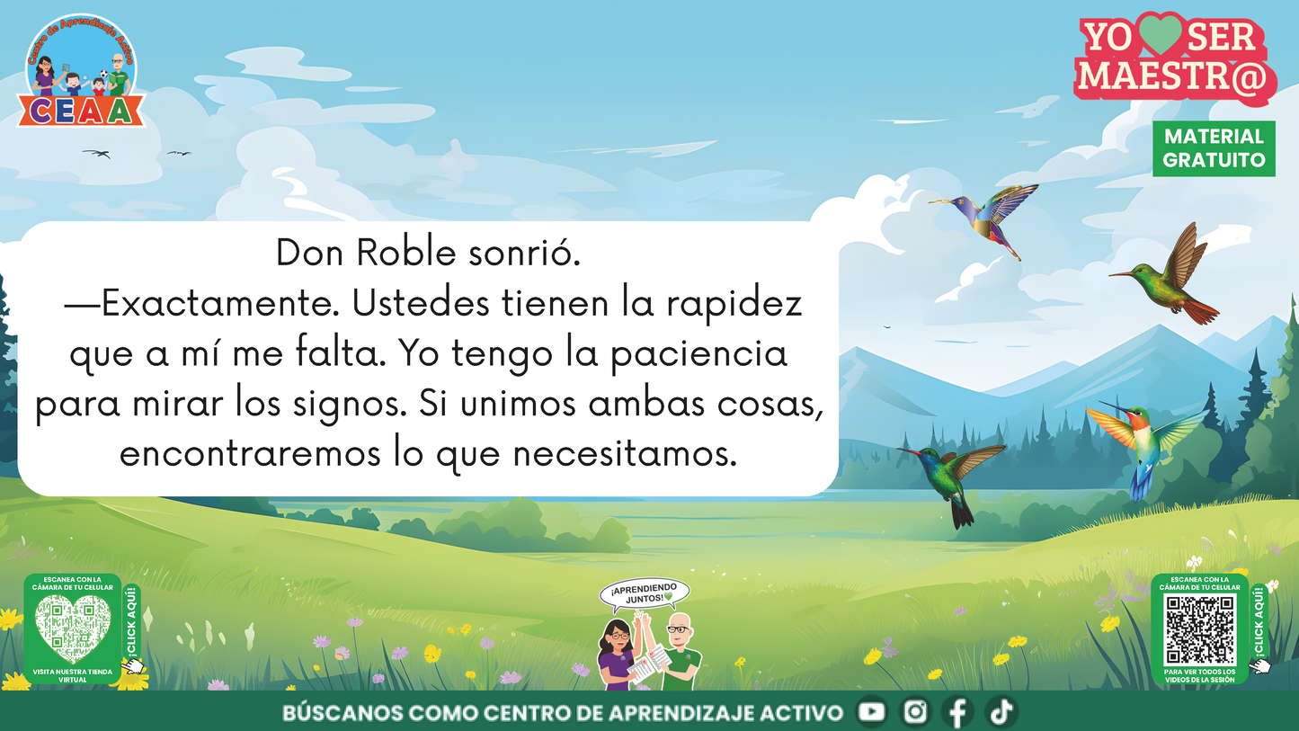 Historias para Maestros - EL ROBLE Y LOS COLIBRÍES en PDF