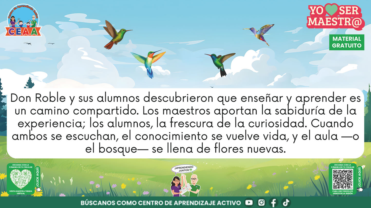 Historias para Maestros - EL ROBLE Y LOS COLIBRÍES en PDF