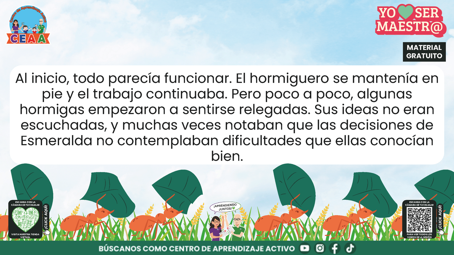 Historias para Maestros - ESMERALDA, LA HORMIGA QUE APRENDIÓ A ESCUCHAR en PDF
