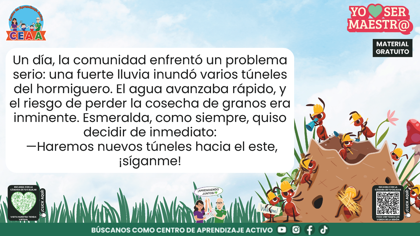 Historias para Maestros - ESMERALDA, LA HORMIGA QUE APRENDIÓ A ESCUCHAR en PDF