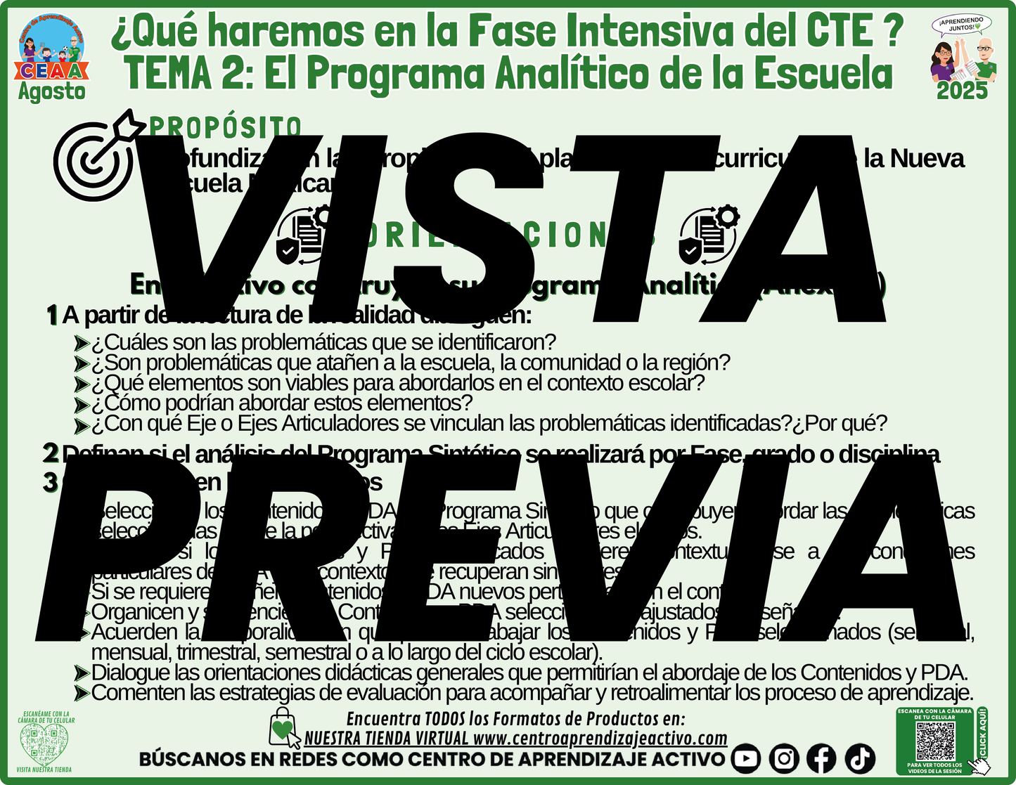 Infografía ¿Qué Haremos en la Sesión CTE? Tema 2 en PDF