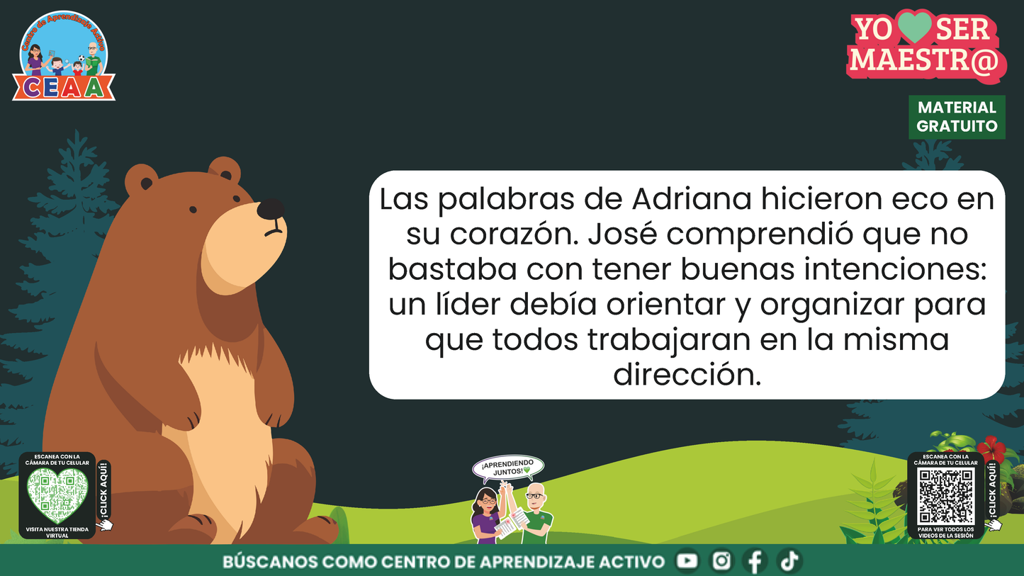 Historias para Maestros - JOSÉ, EL OSO QUE APRENDIÓ A DAR INDICACIONES en PDF