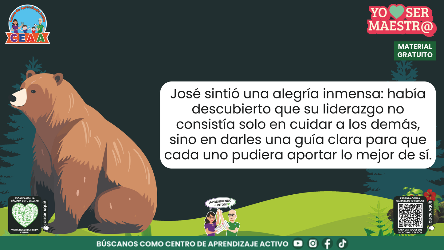 Historias para Maestros - JOSÉ, EL OSO QUE APRENDIÓ A DAR INDICACIONES en PDF