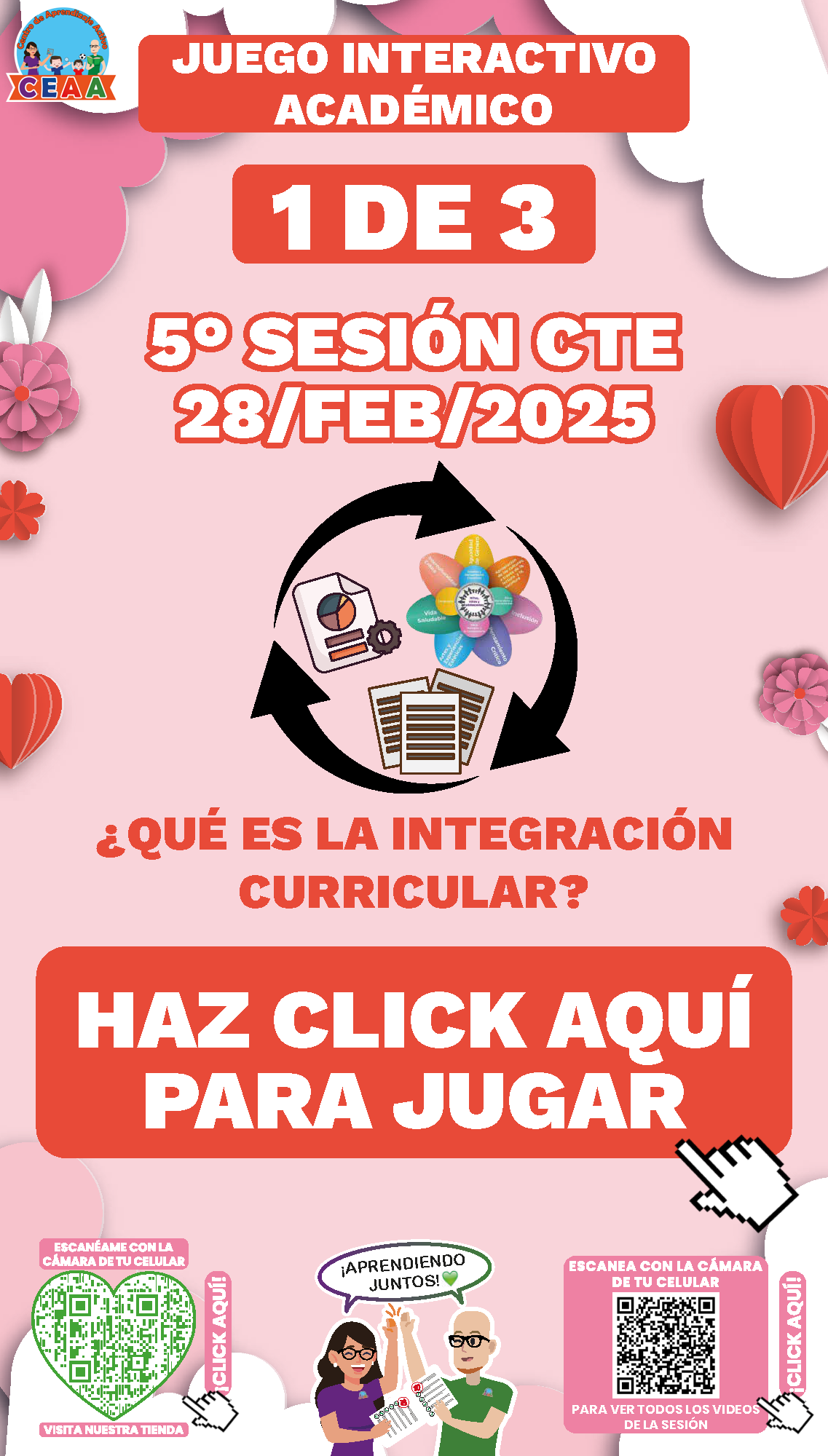 3 Juegos Interactivos Quinta Sesión CTE Febrero 2025