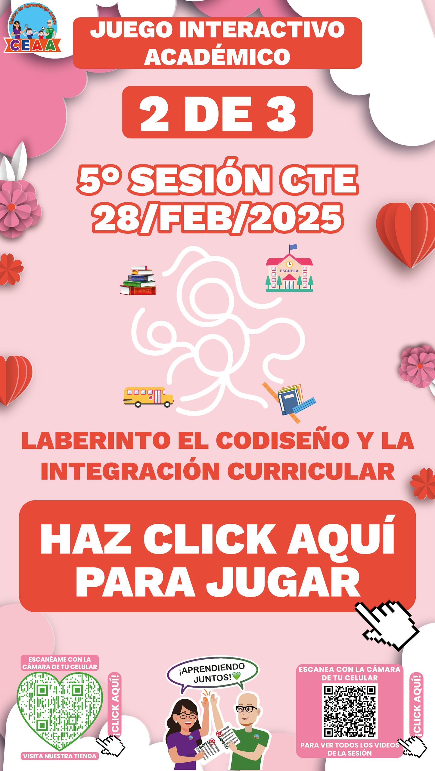 3 Juegos Interactivos Quinta Sesión CTE Febrero 2025