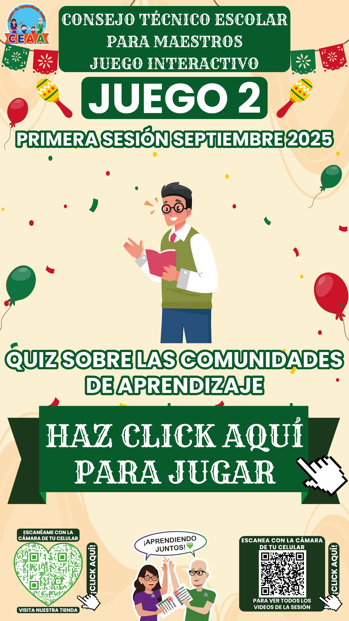 Juegos Interactivos CTE Sesión 1 Maestros Septiembre 2025