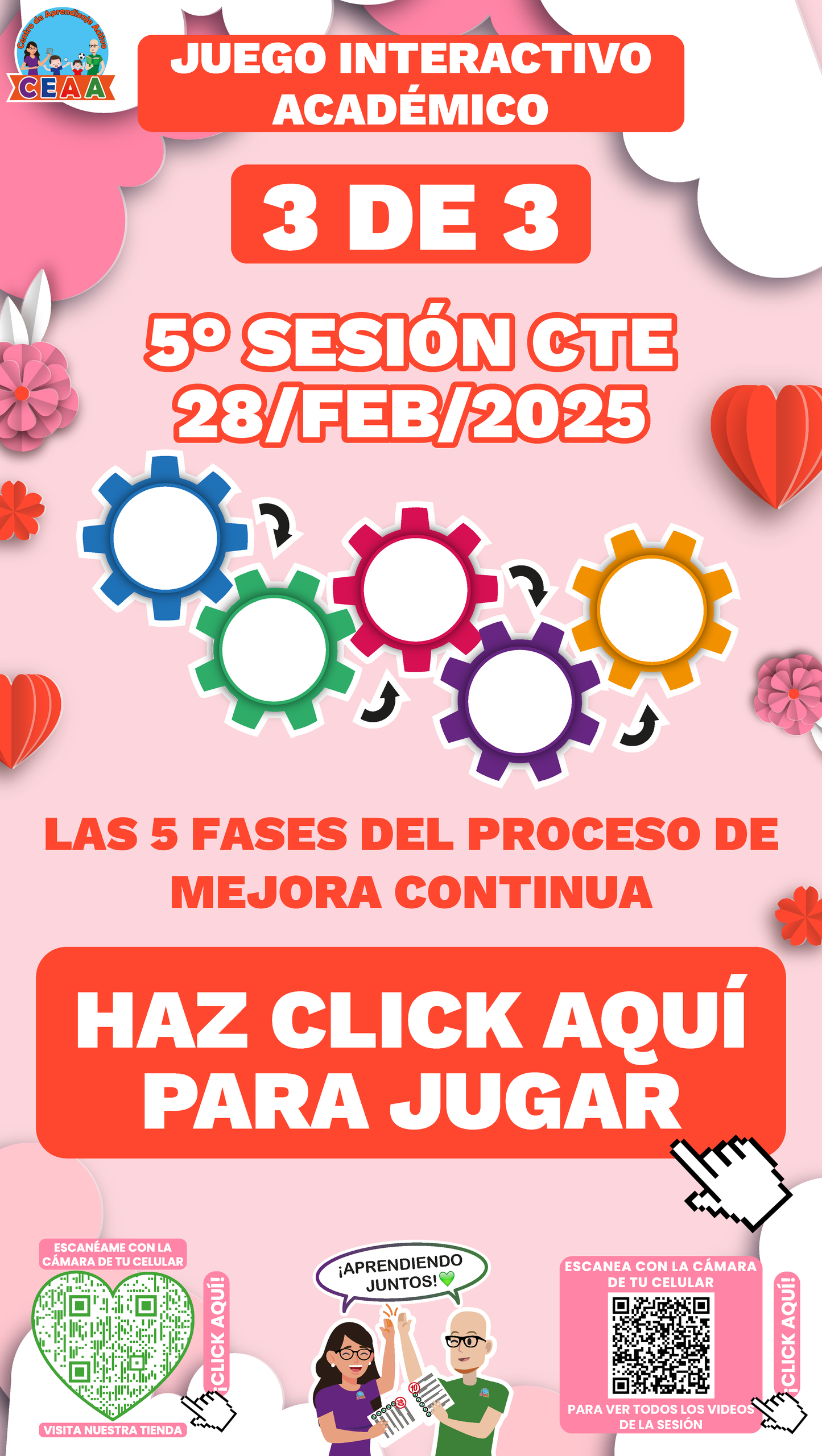 3 Juegos Interactivos Quinta Sesión CTE Febrero 2025