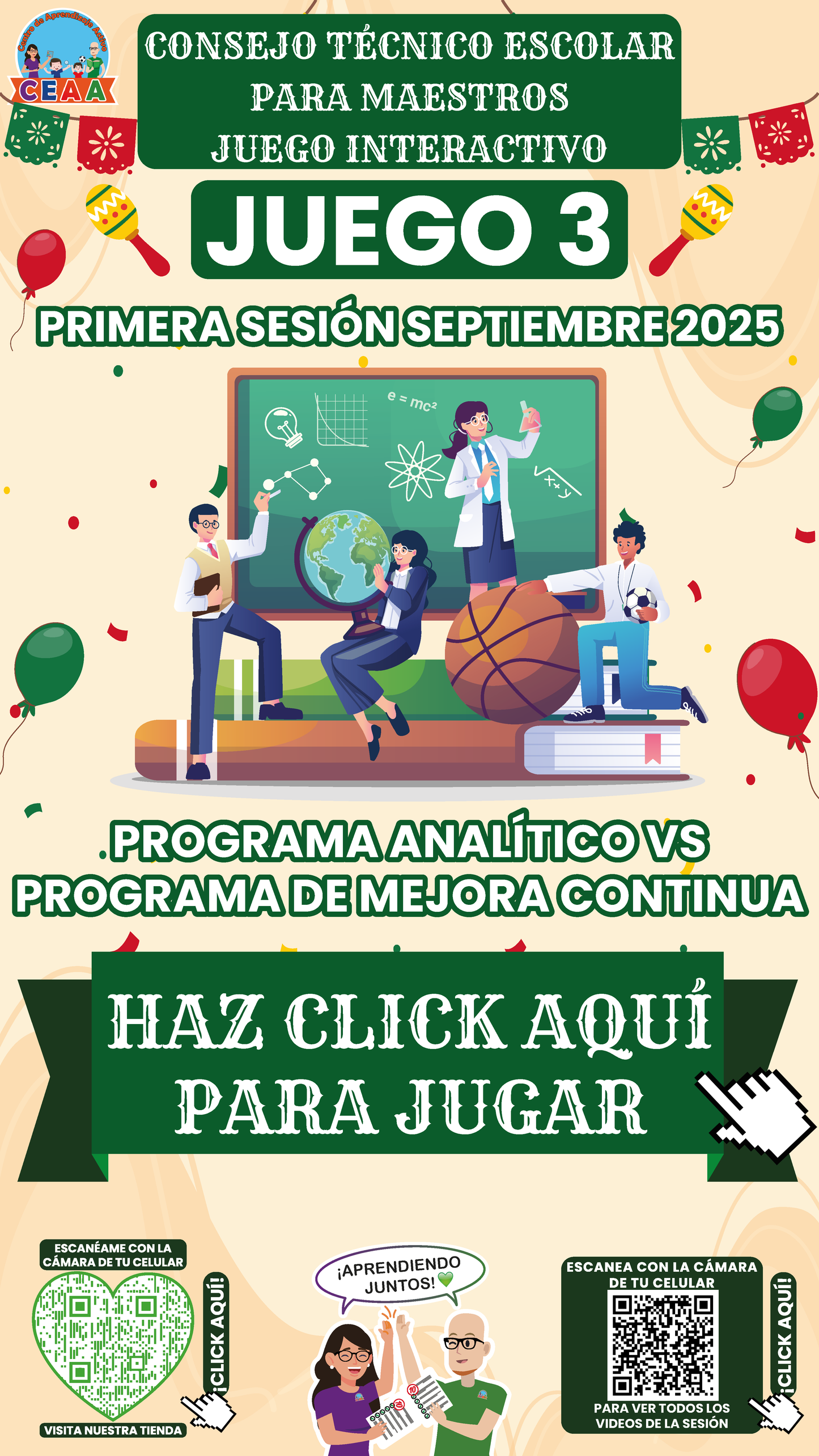 Juegos Interactivos CTE Sesión 1 Maestros Septiembre 2025