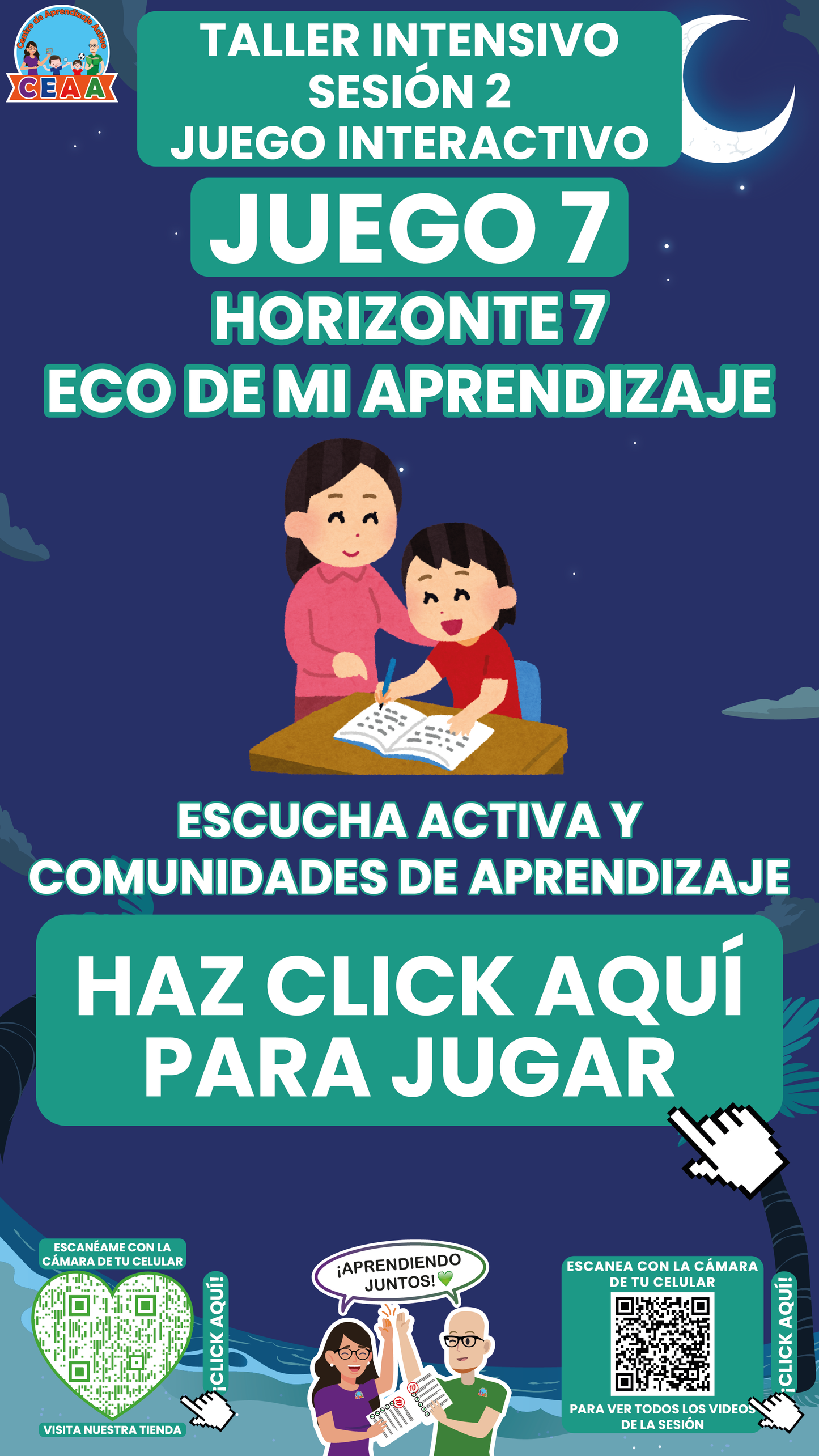 4 Juegos Interactivos Taller Intensivo Sesión 2 Julio 2025 (Requieren Conexión a internet)
