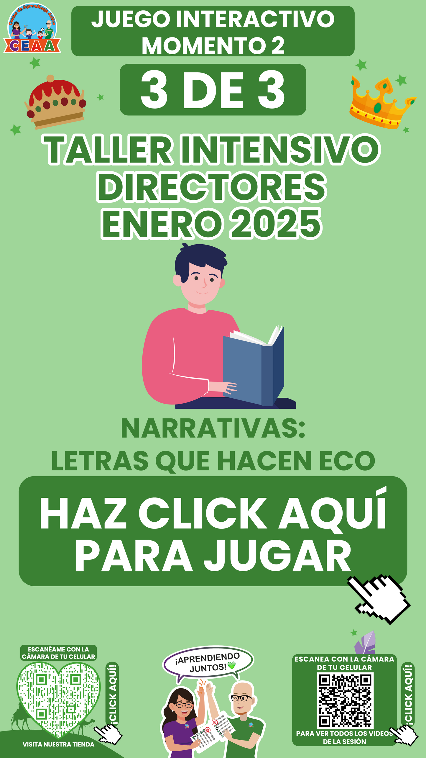 3 Juegos Interactivos Taller Intensivo Directores Enero 2025