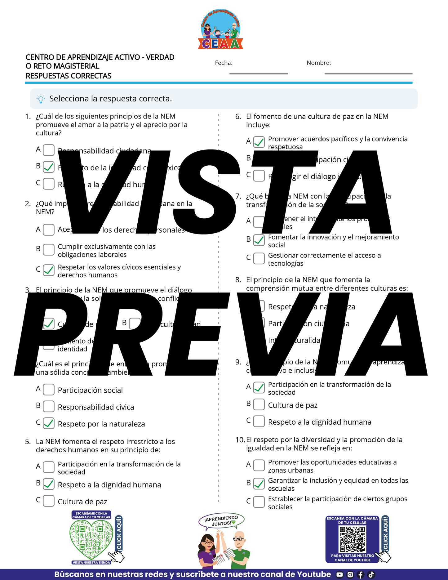 Juegos para Imprimir CTE Tema 1