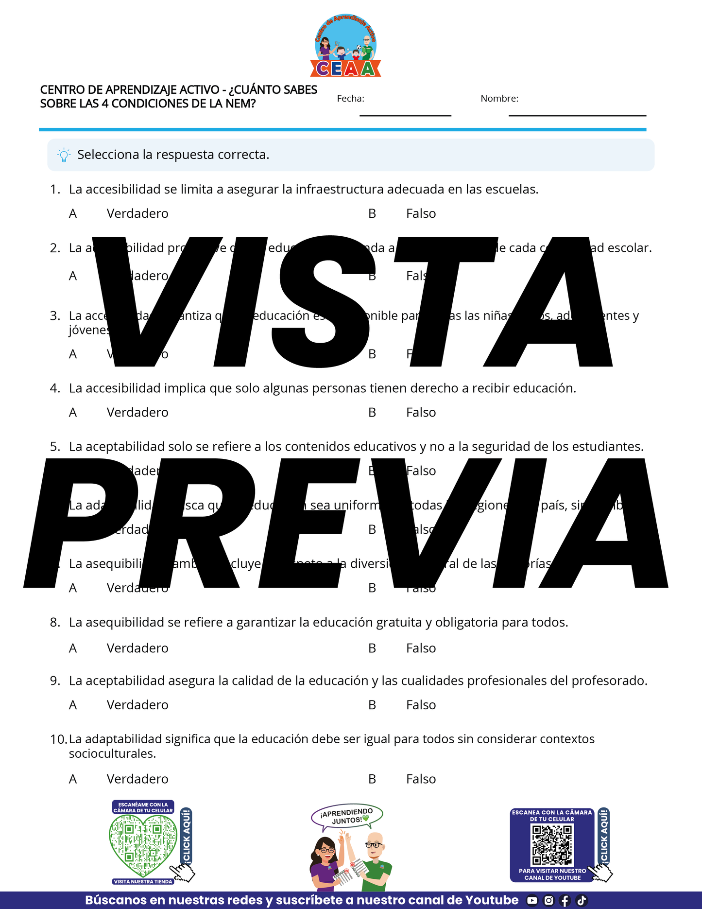 Juegos para Imprimir CTE Tema 2