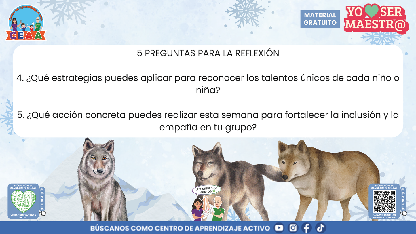 Historias para Maestros - LA MANADA DE LOBOS Y LA TORMENTA DE NIEVE en PDF