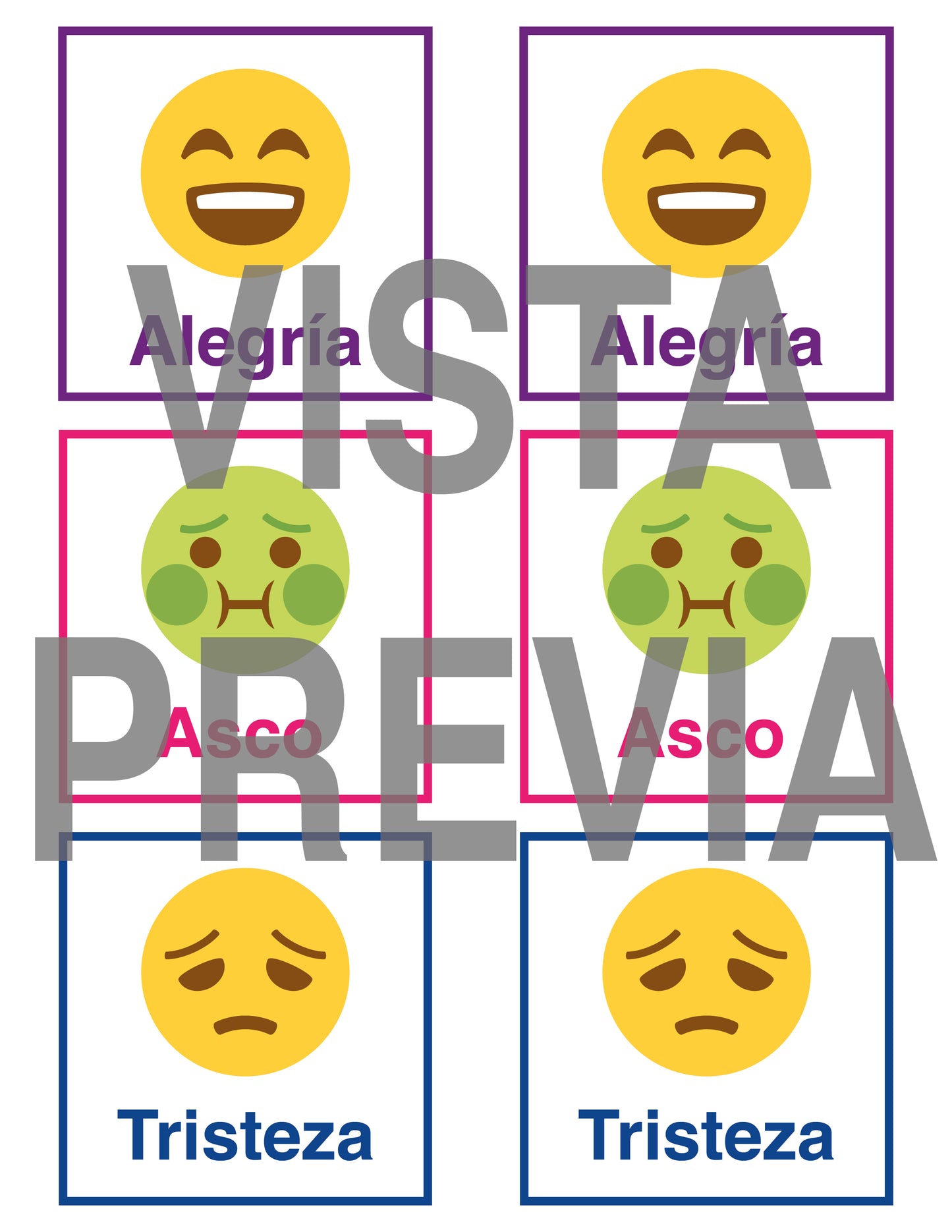 Memorama de las Emociones