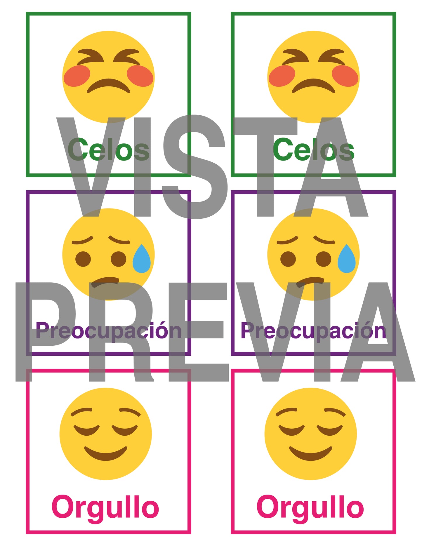 Memorama de las Emociones