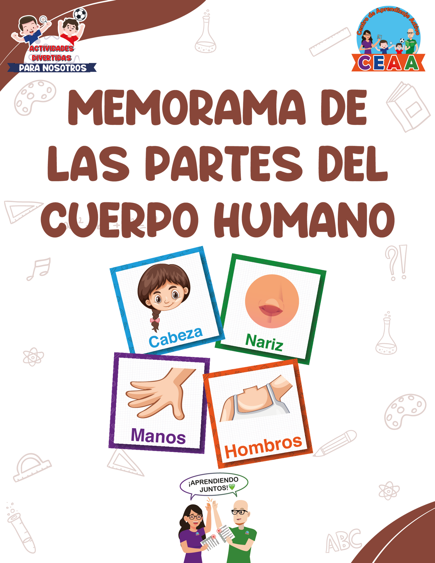 Memorama de las Partes del Cuerpo