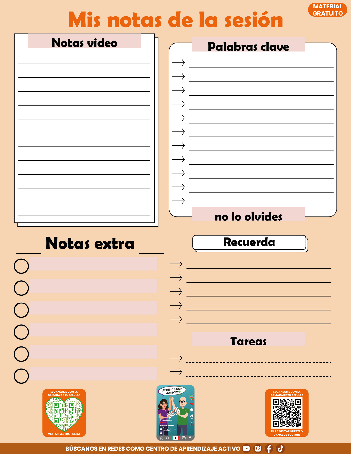 Cuadernillo Mis Apuntes Taller Sesión 2