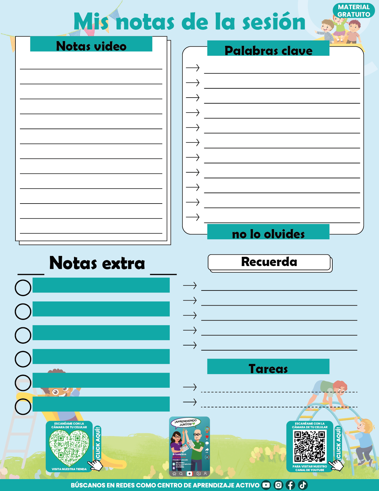 Cuadernillo Mis Apuntes de la Sesión CTE Fase Intensiva Sesión 1