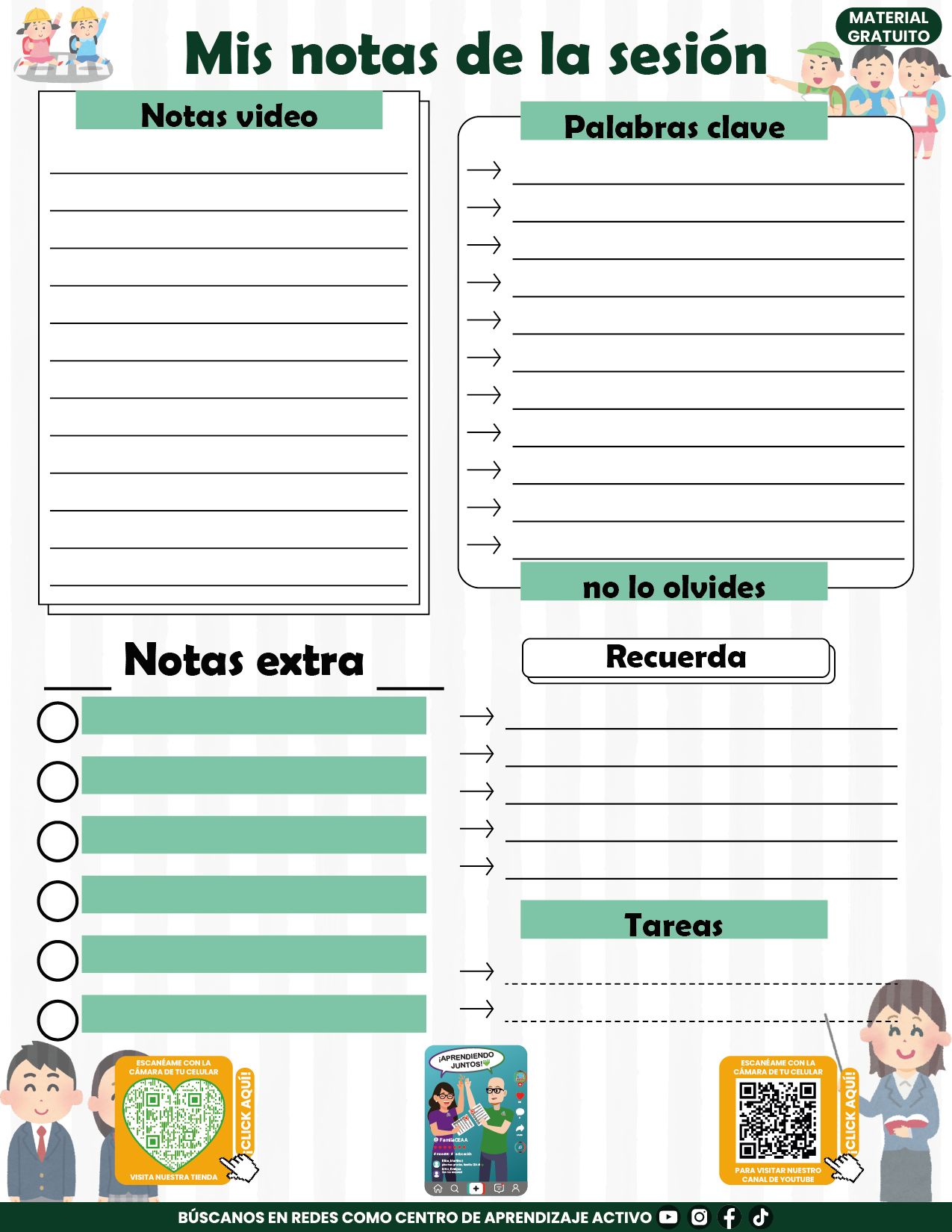 Cuadernillo Mis Apuntes de la Sesión CTE Fase Intensiva Sesión 2