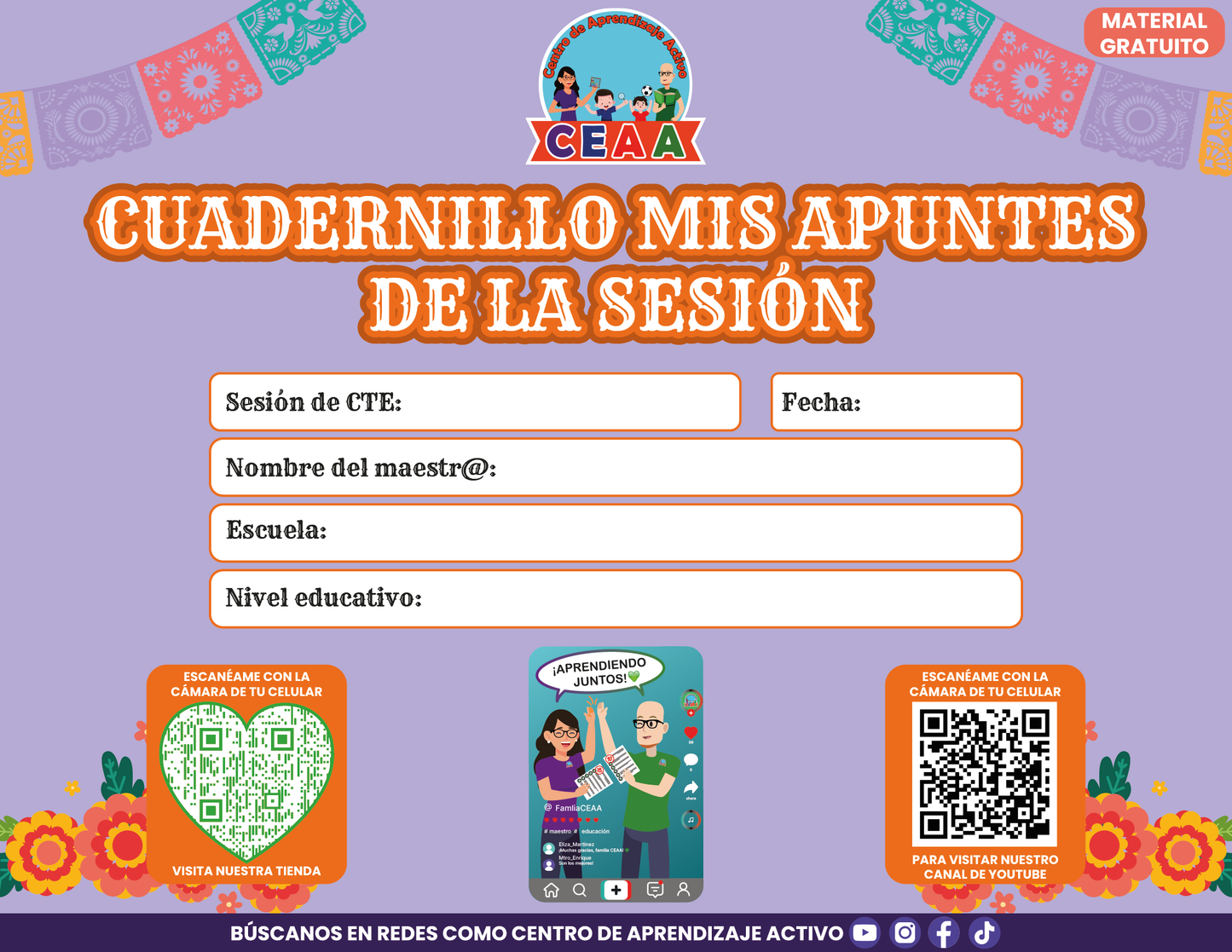 Cuadernillo Mis Apuntes del CTE Sesión 3 Noviembre 2024