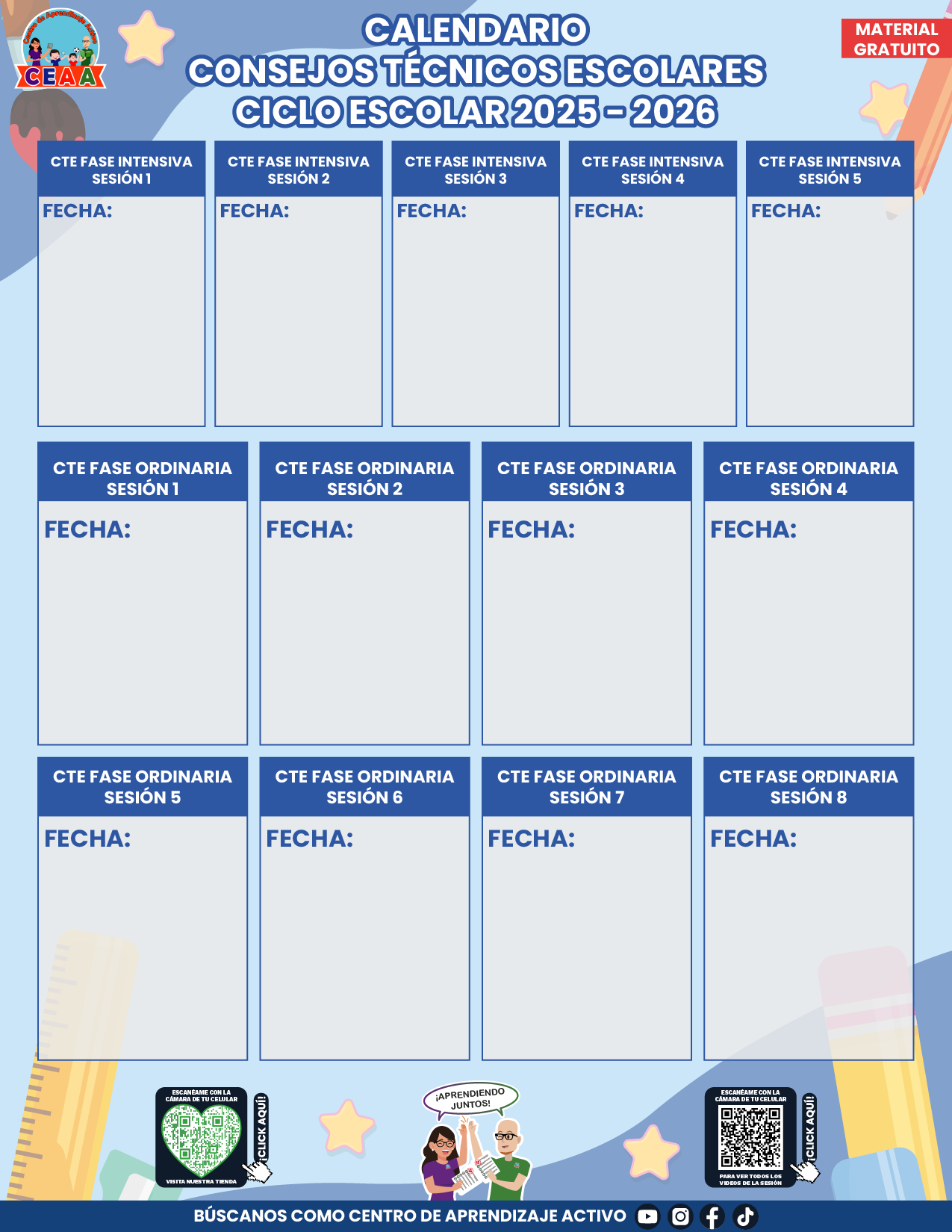 Organización CTE 12 Temas en PDF