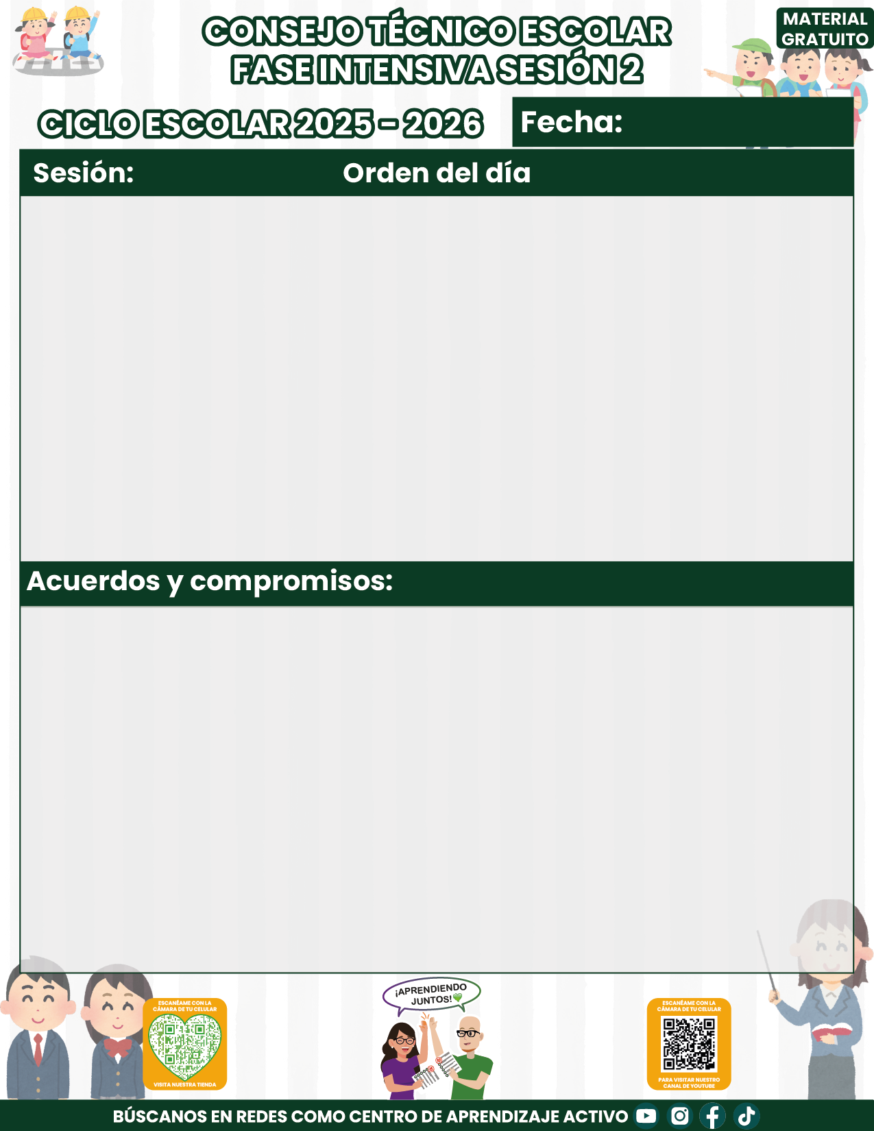Organización CTE Fase Intensiva Sesión 2
