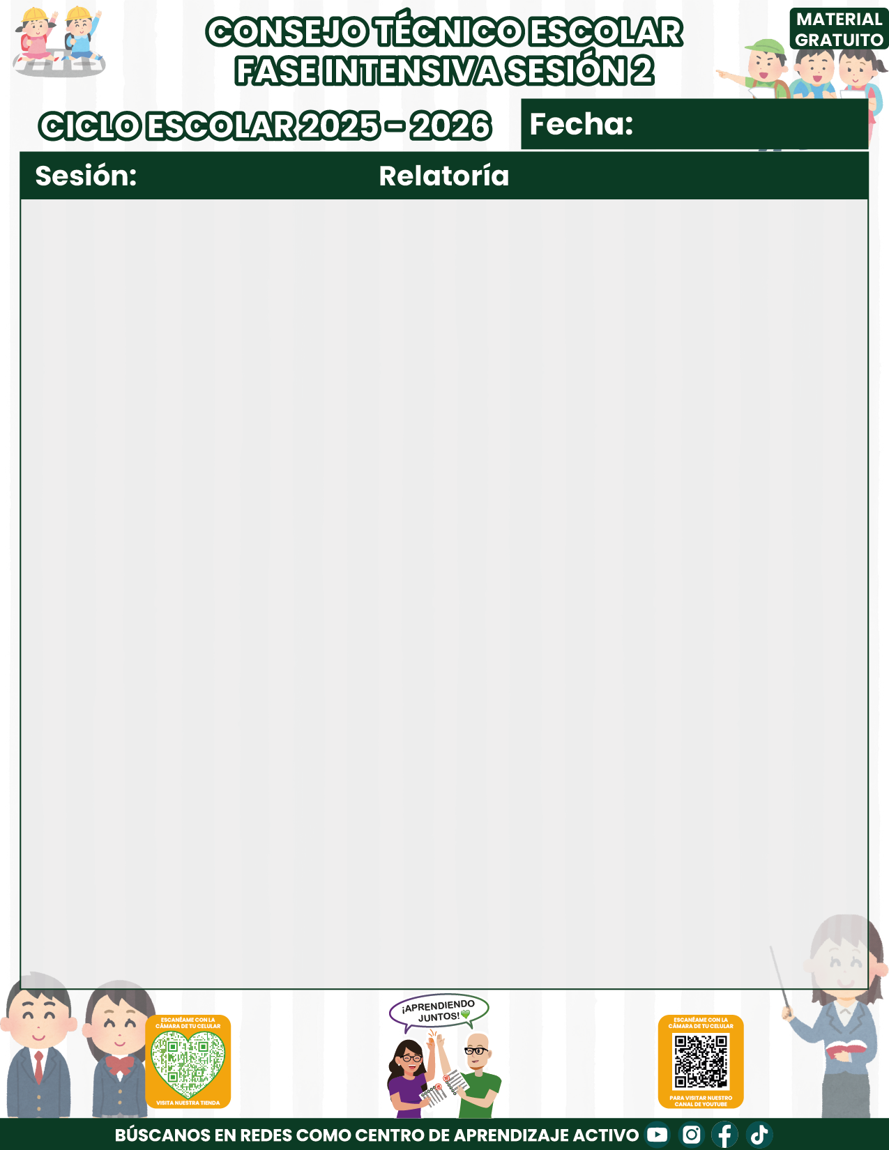 Organización CTE Fase Intensiva Sesión 2