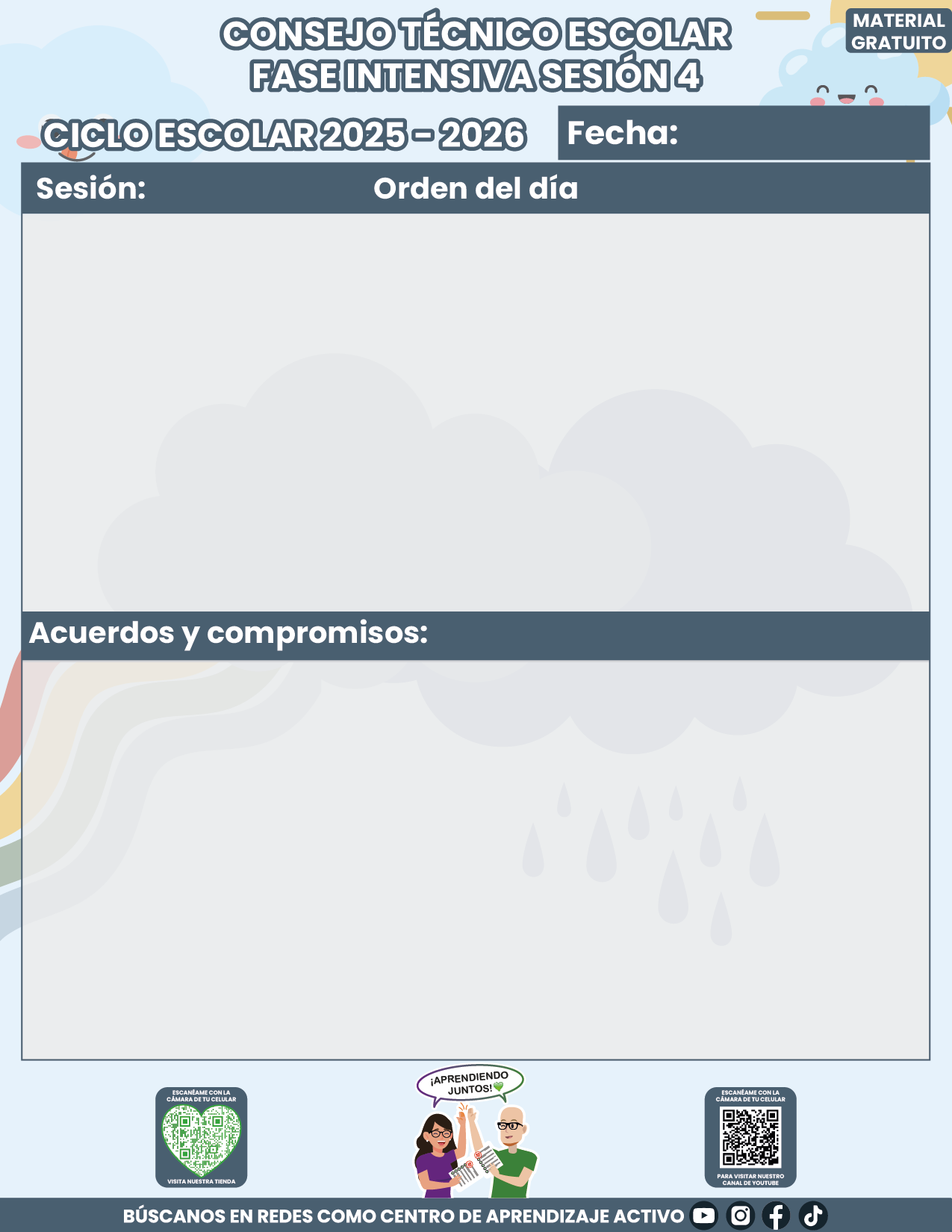 Organización CTE Fase Intensiva Sesión 4