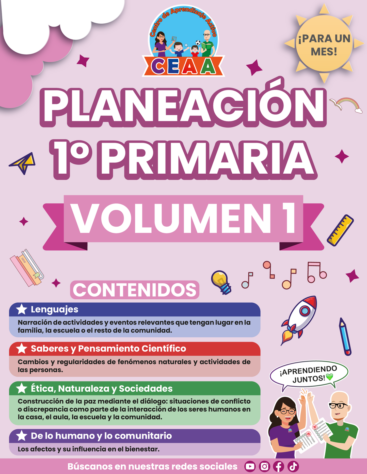 Planeación Primero de Primaria Volumen 1