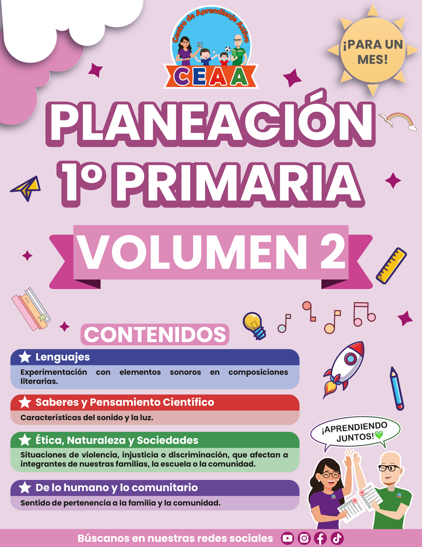 Planeación Primero de Primaria Volumen 2